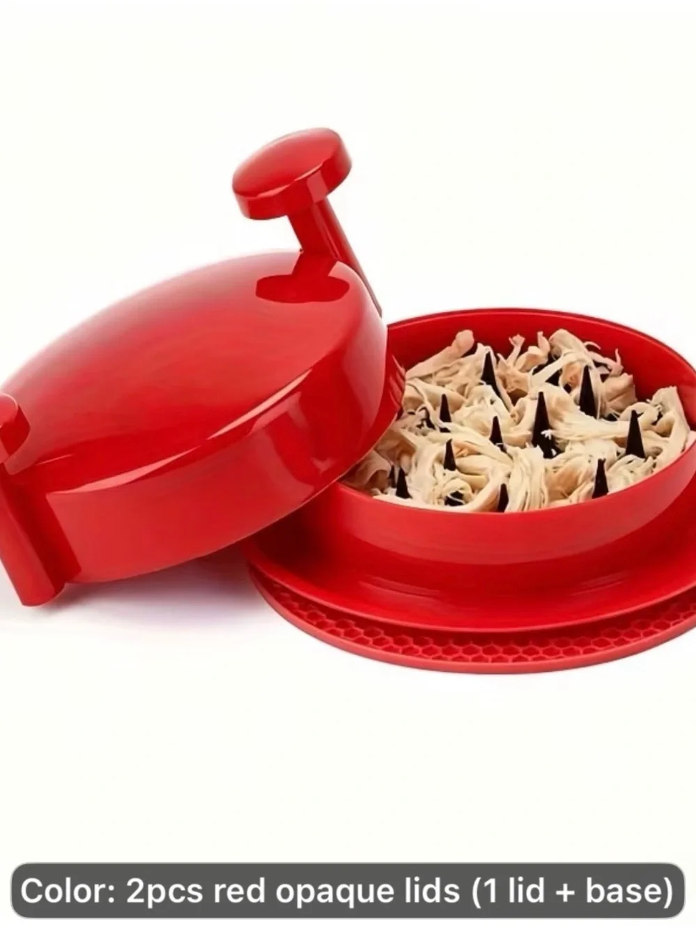 Red Manual Meat Shredder